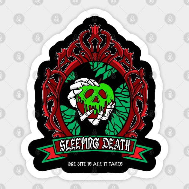 Sleeping Death Sticker by Neon_Skylex